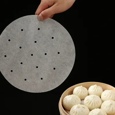 motto セイロ専用用紙｜セパレート紙・直径18cm（セイロ21cm対応）・業務用・穴あき丸型