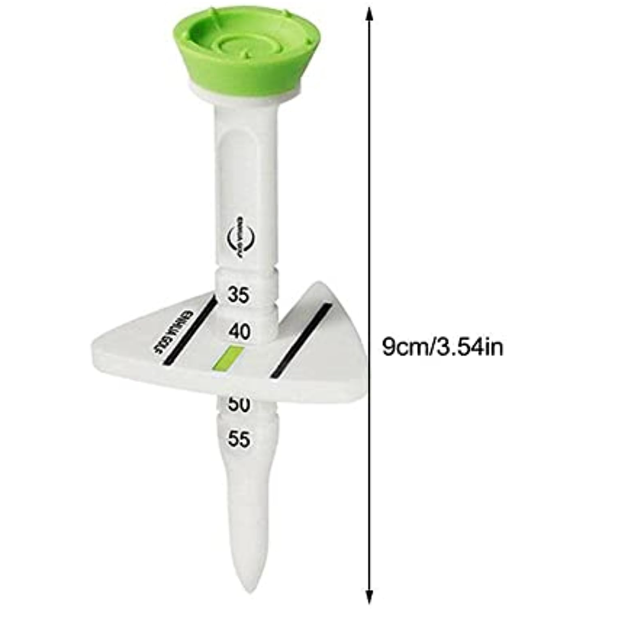 高さ調節可能なゴルフティー | プラスチックランダムカラー耐久性のあるボールホルダーゴルフティー|undefined