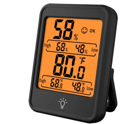 デジタル温湿度計｜高精度・大画面で高齢者に・熱中症 インフルエンザ対策・磁石(強力マグネット)、スタンドの2wayで設置