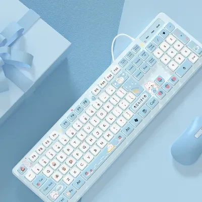 FunCASE キーボード｜可愛いウサギちゃん・使いやすい・手応えがよい・音なし・ウーマンサラリーマンにぴったり！・綺麗・防水