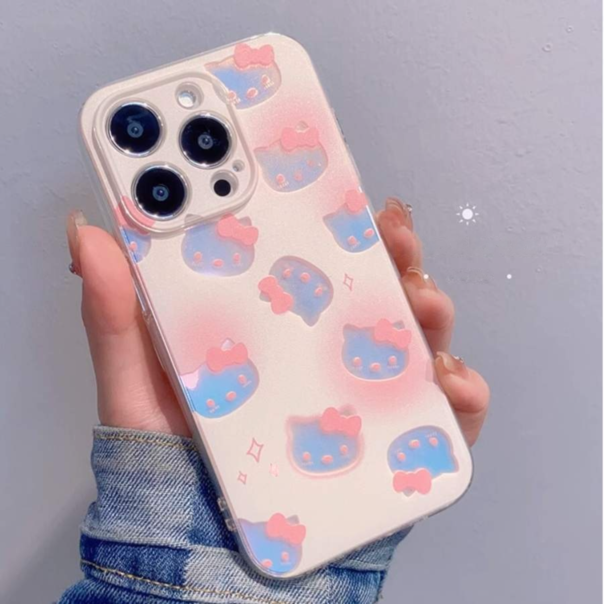 iPhoneスマホケース｜レーザーキ・シンプル・グラデーション