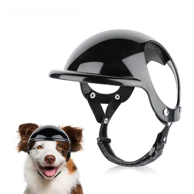 ペット用ヘルメット｜犬ドライブ用 軽量で頑丈な素材 ベルト調整可能 全型犬に適用