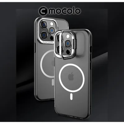 『iPhone14まで対応』マグネット内蔵カメラフレームに隠しスタンド付きマット質感iPhone対応スマホケース｜MagSafe対応、メタリックなカメラフレームは実用！