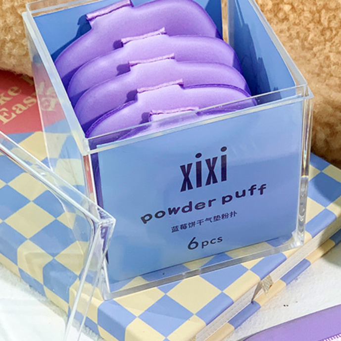 xixi｜メイクスポンジ ・ 柔らかい エアパフ ・クッションパフ ・水で膨らむ スポンジパフ ・多機能 クッションファンデパフ・ メイクパフ|undefined