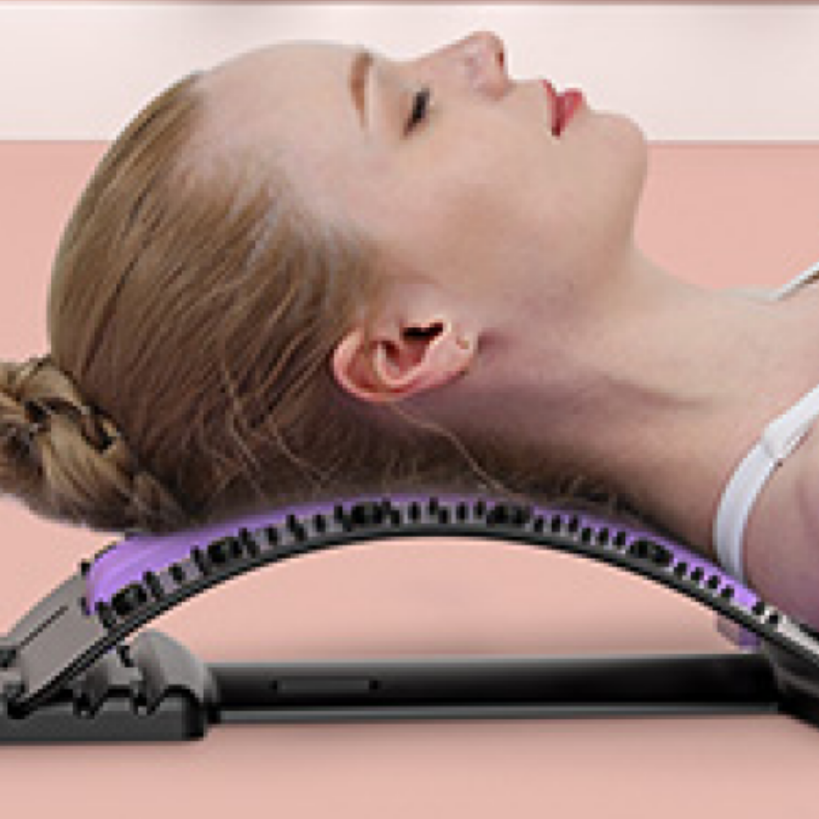 腰椎リラクゼーション器│超軽量・脊椎の問題を改善できる・耐用・ストレッチ・ヨガ・高品質・四段調整・プレゼント・リビングルーム|undefined