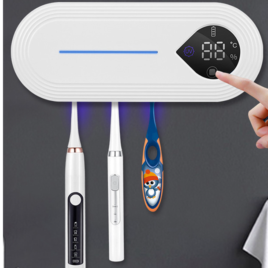 乾燥 収納ホルダー 歯ブラシ除菌器 壁掛け式 カビ防止 歯ブラシ除菌