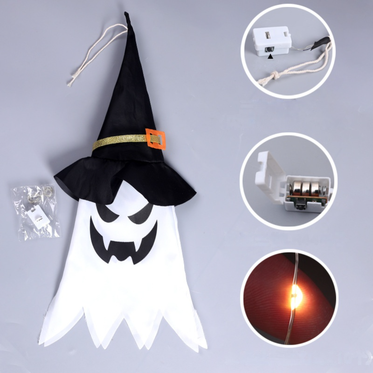 ハロウィン飾りセット｜ハロウィンのライト 雰囲気 装飾品 パーティー|undefined