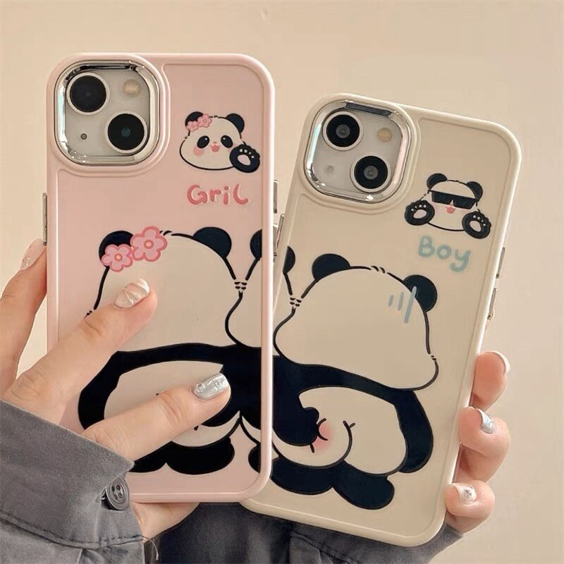 iPhoneスマホケース：幅広いスマートフォンに対応している｜高級感｜保護性: 耐衝撃素材｜手持ちやすさ： 握りやすい形状や滑り止め加工｜パンダ
|undefined
