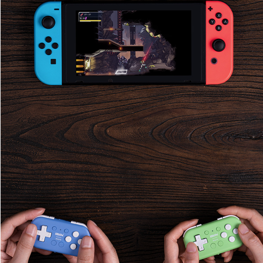 Micro Bluetoothゲームパッド｜ポケットサイズ・Switch、Android、Raspberry Pi用・キーボードモード対応|undefined