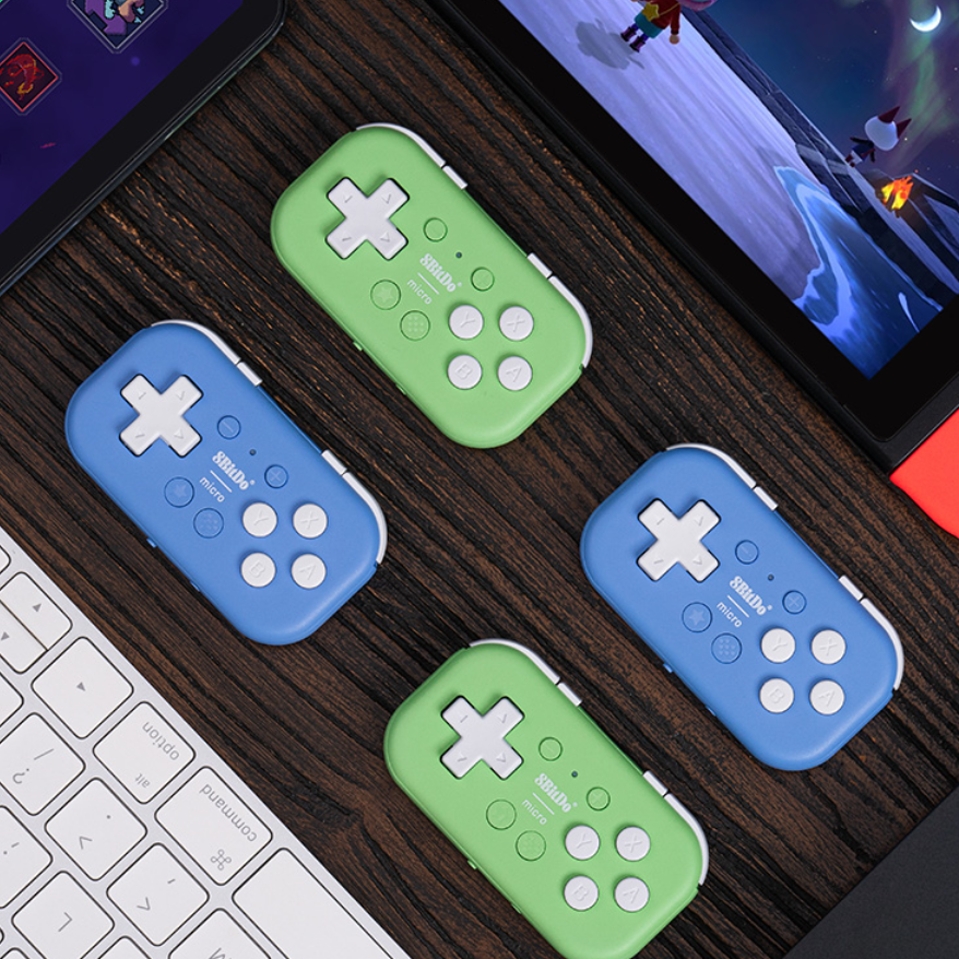 Micro Bluetoothゲームパッド｜ポケットサイズ・Switch、Android、Raspberry Pi用・キーボードモード対応|undefined