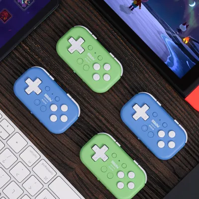 Micro Bluetoothゲームパッド｜ポケットサイズ・Switch、Android、Raspberry Pi用・キーボードモード対応