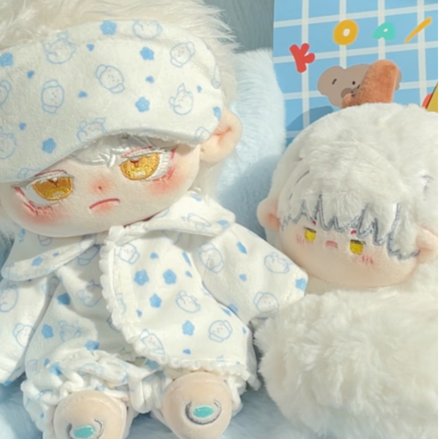 綿人形パジャマ | かわいい服・・ 摘颗星星 偷懒小熊 奶芙小狗 20cm娃衣
