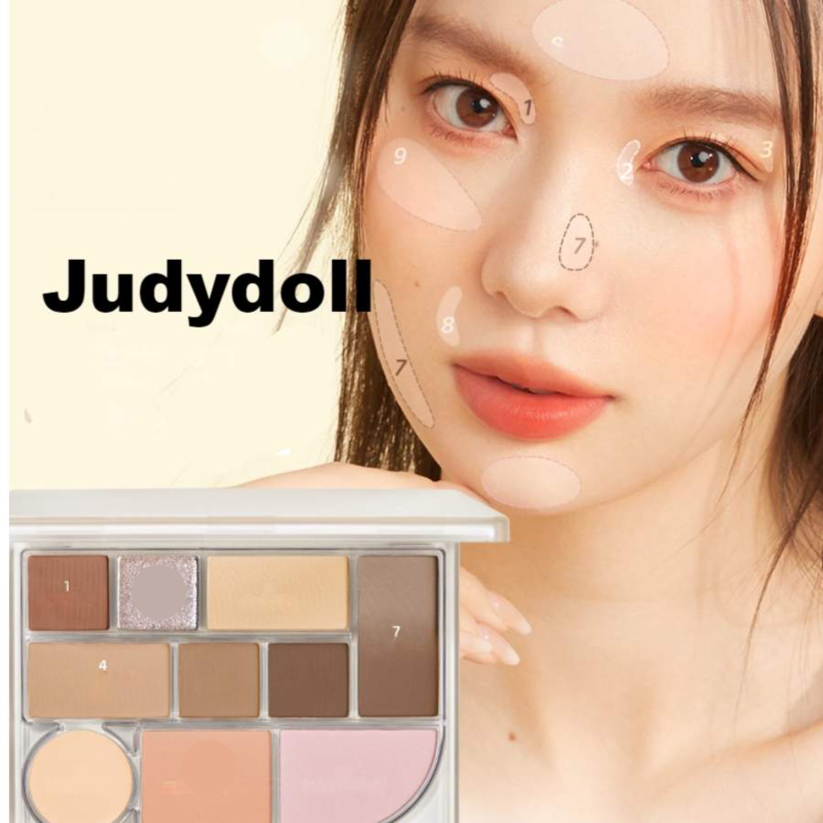 Judydoll｜アイシャドウパレット ・人気アイメイク・ギフト・ 高発色・メイクパレット ・アイカラー10色|undefined