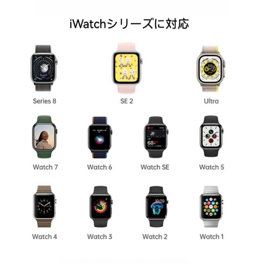 iwatch用充電器｜折りたたみ式・収納しやすい・Apple Watch・スマートウォッチ・超薄型・充電スタンド|undefined