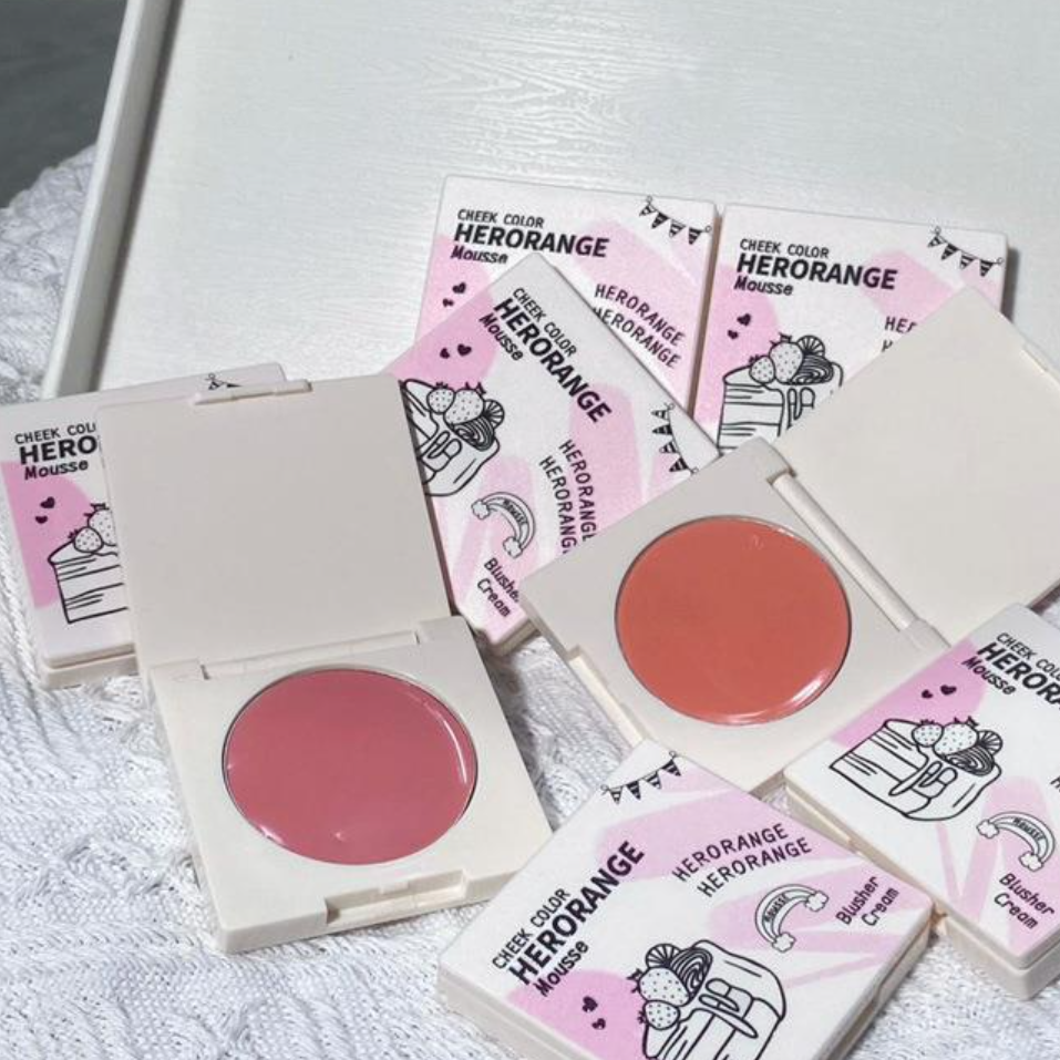 herorangeチークリーム・しっとり・秋冬・新発売・ふんわり・単色・チークパウダー|undefined
