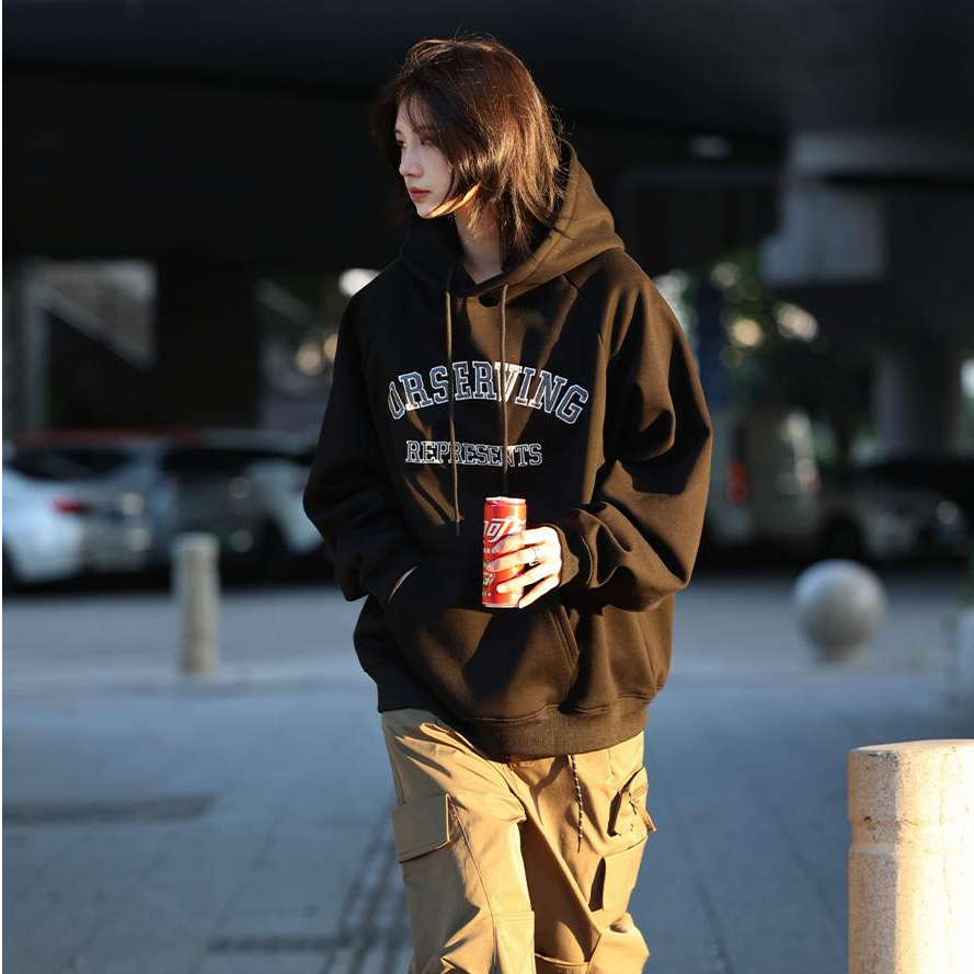 パーカー｜かっこいい・韓国風・シンプル・室外・高校生・トップス・男子・無地・秋服・柔らかい材質・秋・カジュアルスタイル・厚手|undefined