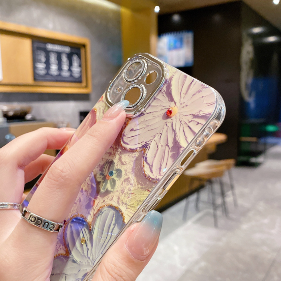 スマホケース｜可愛い・iPhone多機種対応・メッキ・カメラレンズまでカバー・薄型・落下防止・ファッションアップ！|undefined
