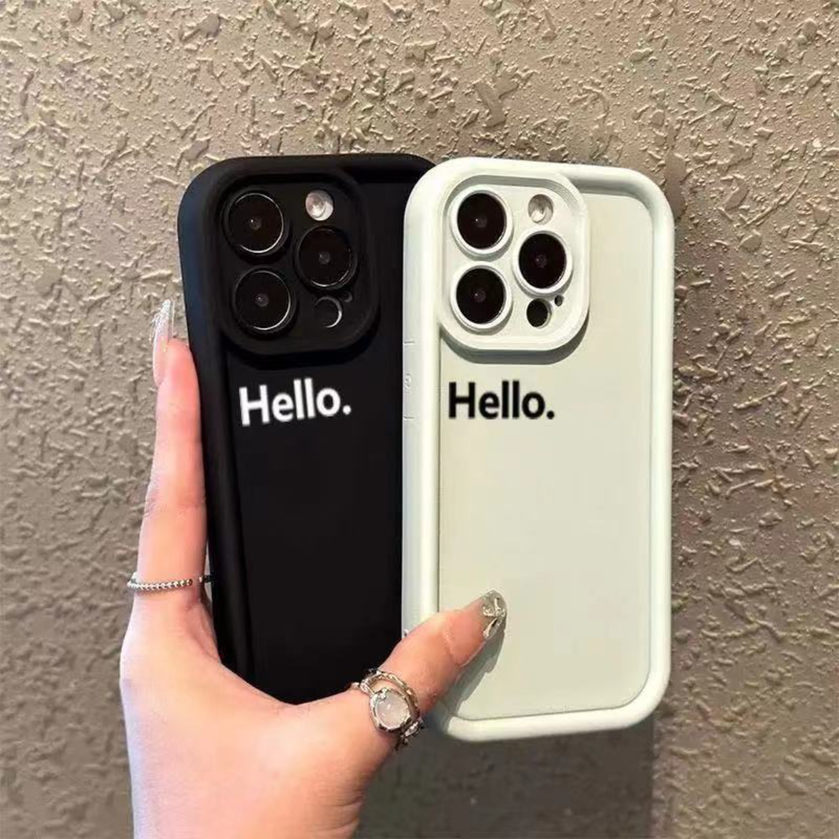 iPhoneスマホケース｜耐衝撃・四角保護・柔らかいシリコン素材・肌に優しい・英字柄・傷付け防止・ソフトケース・iPhone 15シリーズ対応|undefined