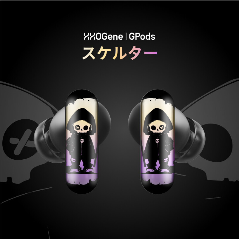 「日本初上陸」恐怖シリーズ——スケルター｜ HHOGene GPods イヤホンシェル 4組みセット｜ユニークで人の個性を表わせるHHOGene GPo|undefined