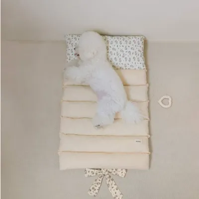 ペット用ベッド｜犬猫用マット・枕付き・洗える・冬にピッタリ・保温効果が良い・高級感あり