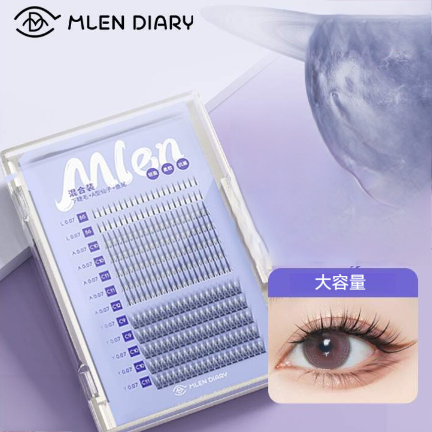 MLEN DIARYつけまつげセット｜ナチュラル・人气まつげ・人気商品・女性用・上まつげ・下まつげ・部分用|undefined