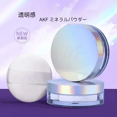 フェイスパウダー・女性・公式ショップ・汗防止・メイクを持続させる・テカリ防止・落ちにくい・AKF・ブラシパウダー・薄い
