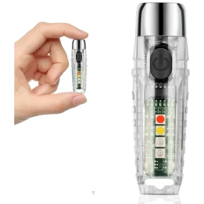 ミニ 懐中電灯｜USB-C充電式・キーホルダーライト・高輝度・マグネット搭載・軽量・小型・ハンディーライト・防災・停電対策・耐衝撃・緊急用・非常用