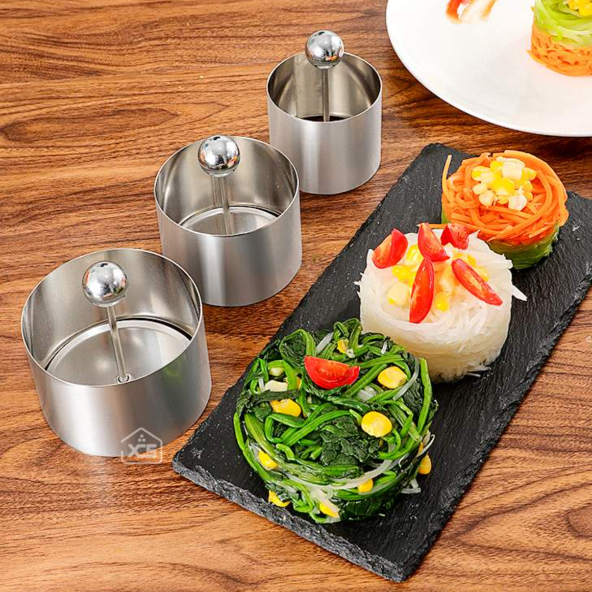 カードル　セルクル　型3点セット プレス付きセルクル型3点セット｜すんなり抜けてくれ、きれいな