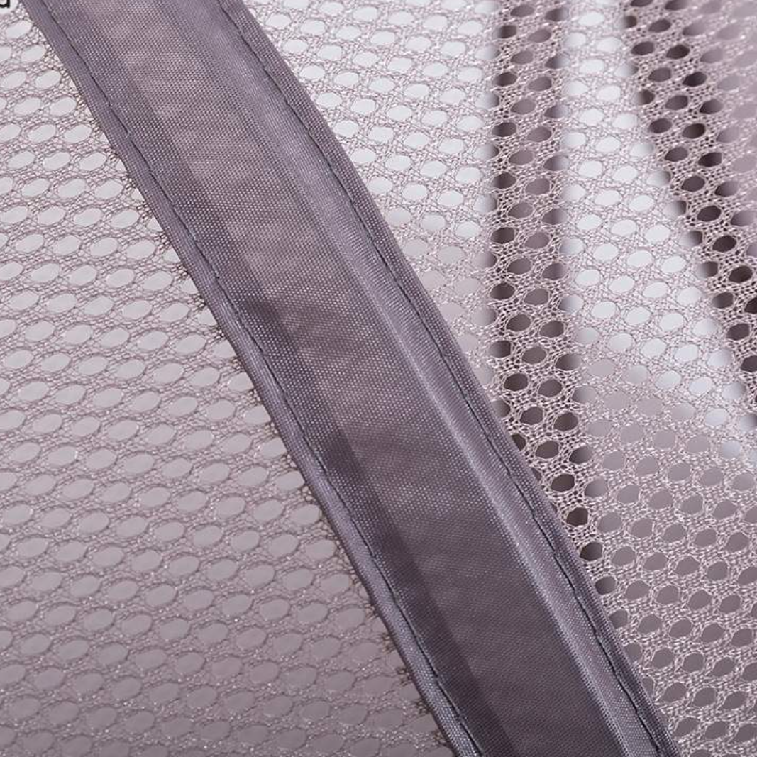 折りたたみ式メッシュ洗濯かご｜円筒形・口が閉じられる・折りたたみ可能・洗濯物やおもちゃなどの収納|undefined