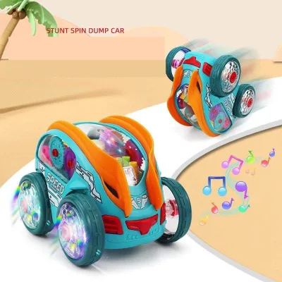 宙返り車｜電動おもちゃ、クールなライトと音楽・360度回転、子供用・面白い
