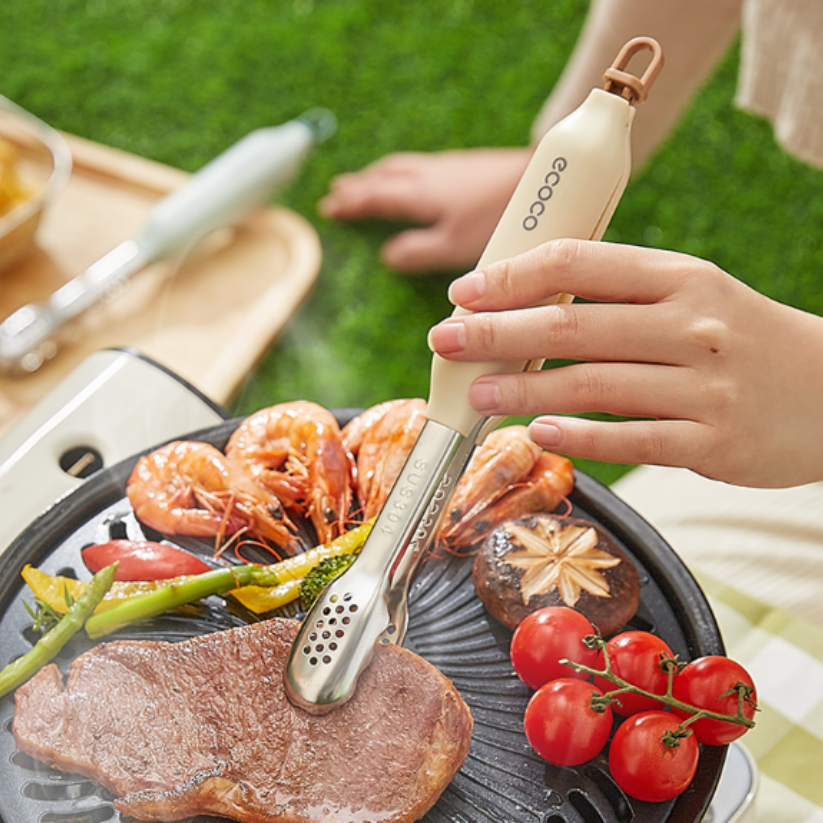 高品質トング｜シリコン製ハンドル・ステーキ/焼肉/ベーキング・調理器具・北欧風キチン雑貨|undefined