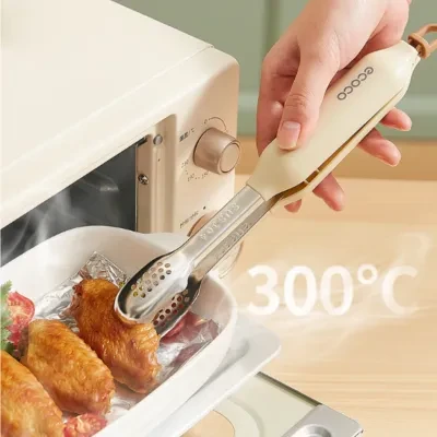 高品質トング｜シリコン製ハンドル・ステーキ/焼肉/ベーキング・調理器具・北欧風キチン雑貨