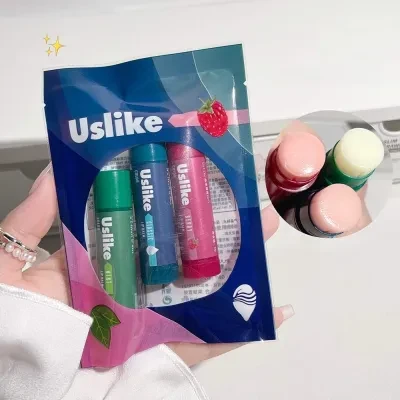 USLIKEリップクリーム｜無色・保湿・学生向け・唇マスク・リップケア