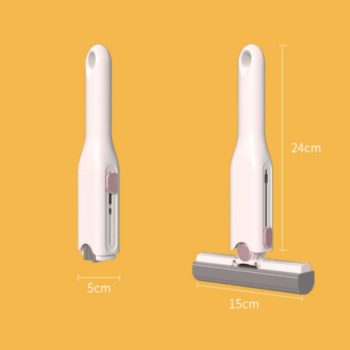 多機能ミニモップ｜自立収納可能・吸水スポンジ・ポータブル・床/机/鏡/車用ガラス/窓の枠|undefined