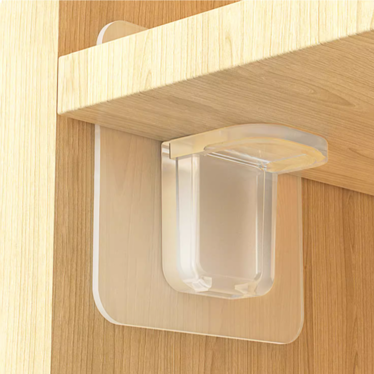 お得】棚受け用強力粘着フック16個セット｜穴開け不要・家具の