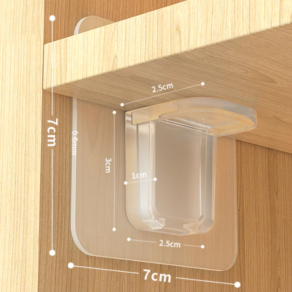 【お得】棚受け用強力粘着フック16個セット｜穴開け不要・家具の固定板・サポート板・仕切りフック・耐荷重15kg|undefined