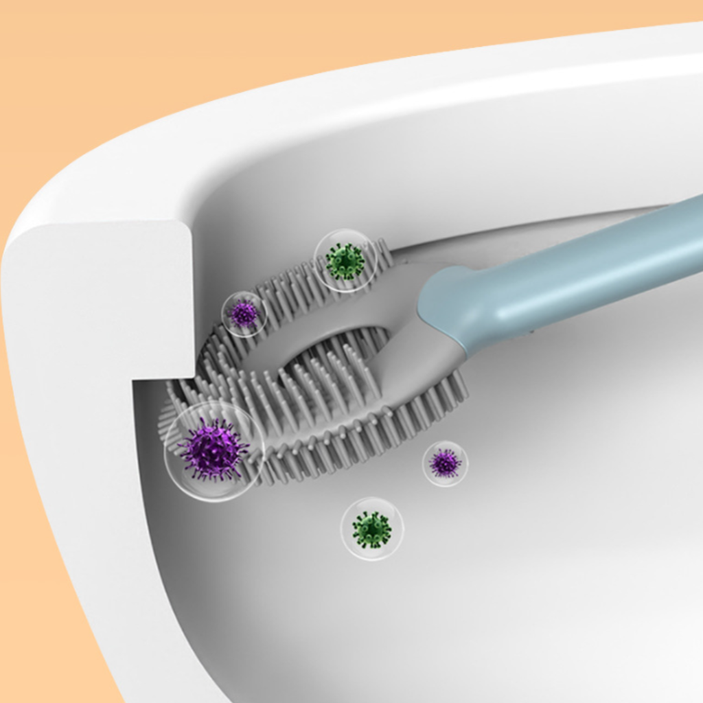 キャンディー型トイレブラシ｜柔らかいシリコンブラシとブラシの2 in1・汚れを徹底的に洗浄|undefined