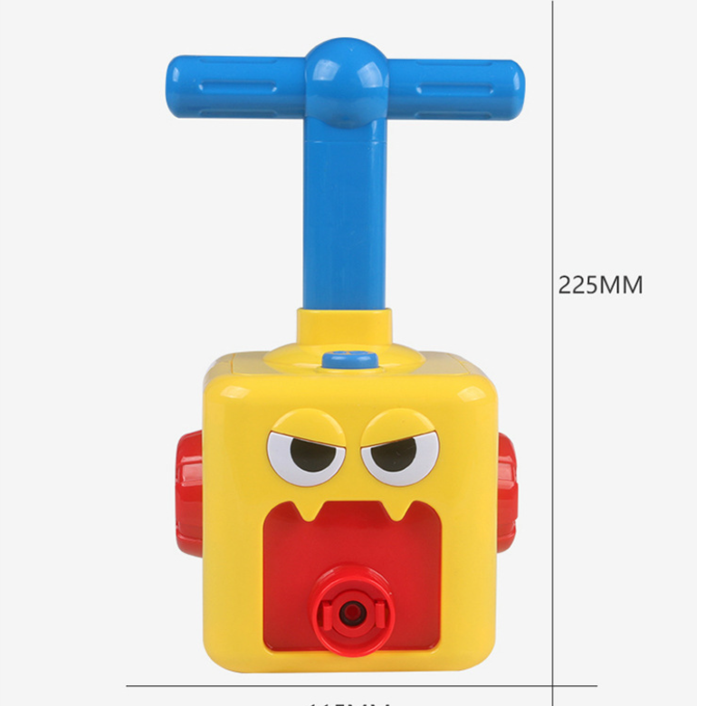風船空気動力車のおもちゃ｜どんどん風船に空気を入れてボタンを押すと発射！|undefined