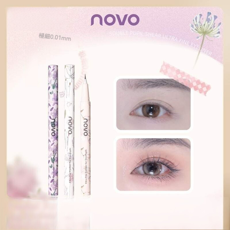 novo影色ライナー｜ダブルアイライナーペンシル・にじまない・極細・初心者向け・|undefined