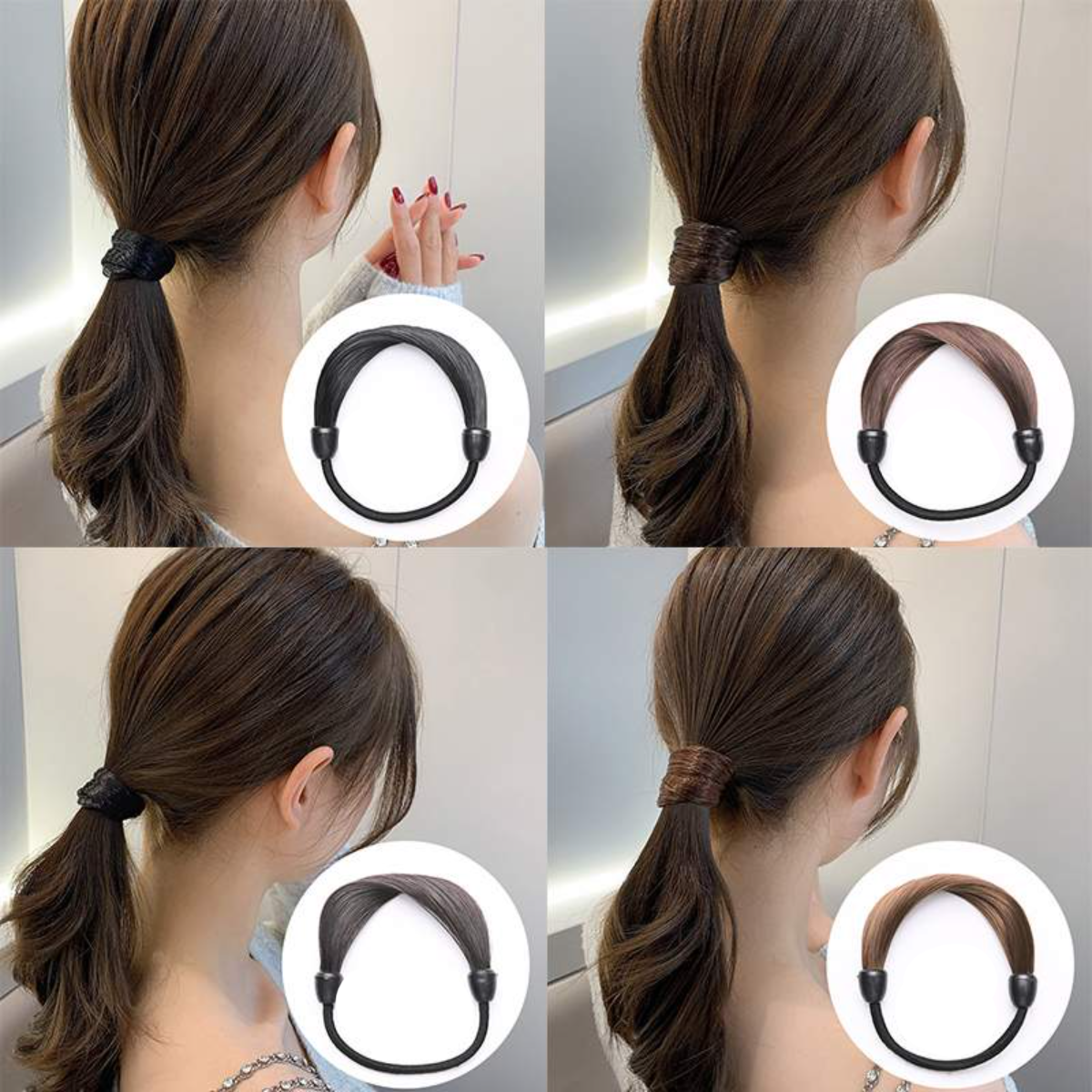 ヘアゴム｜ヘアバンド・ウィッグ・シンプル・ナチュラル・自然的・ファッション・オシャレ|undefined