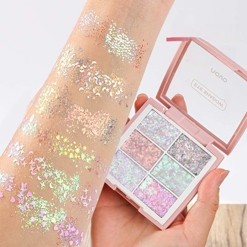 NOVOアイシャドウ｜カラフル・キャンディペーパー・6色・ラメ・ステージメイク・大粒・ジェリー|undefined