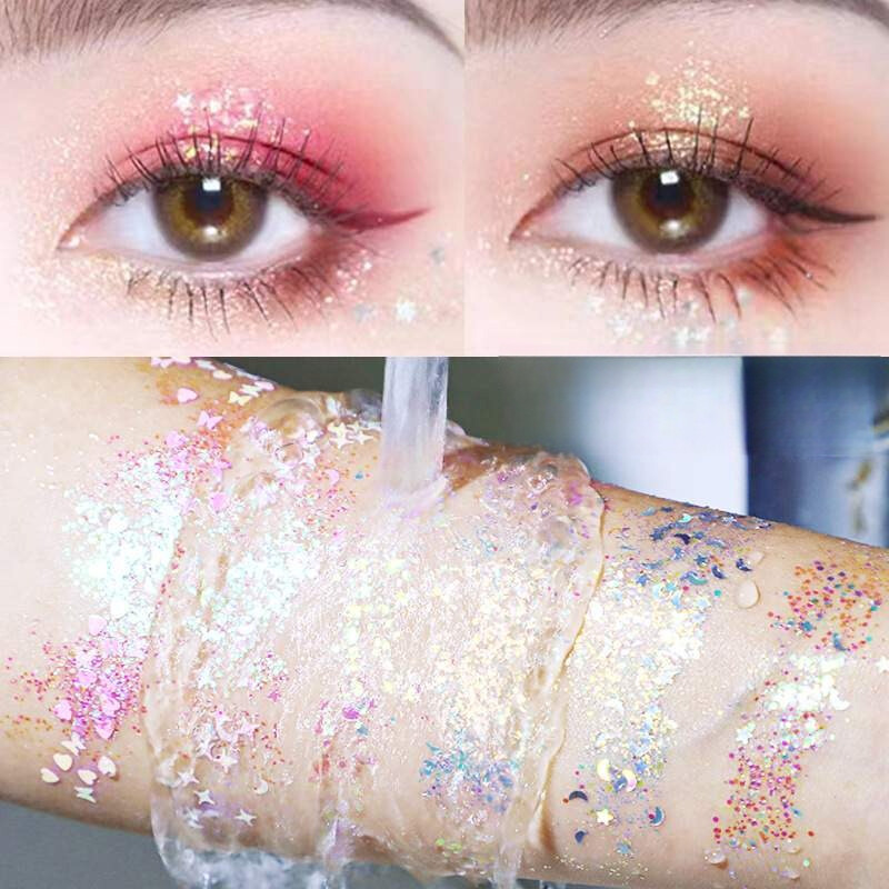 NOVOアイシャドウ｜カラフル・キャンディペーパー・6色・ラメ・ステージメイク・大粒・ジェリー|undefined