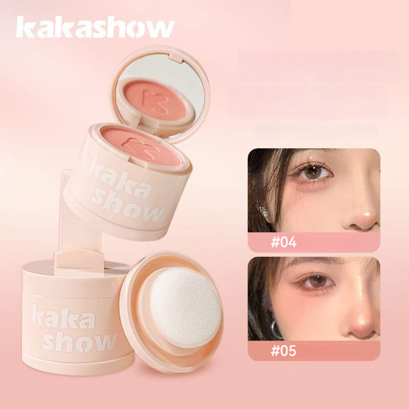 kakashowクッションチーク｜ふわふわ・チーク・甘い・元気・自然・肌に優しい・スポンジ付き|undefined