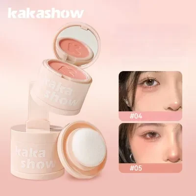 kakashowクッションチーク｜ふわふわ・チーク・甘い・元気・自然・肌に優しい・スポンジ付き