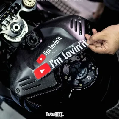 なんでもNANN TUTUART防水ステッカー｜バイクタンク・ボディステッカー・カーデコ
