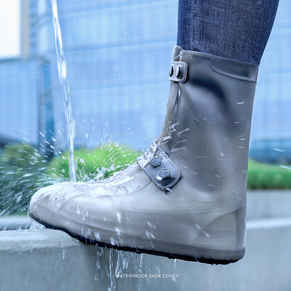 靴防水カバー｜シューズカバー・滑り止め・22〜27.5cm・男女兼用・雨の日・雨天・靴保護カバー・ 雨や汚れから守る|undefined