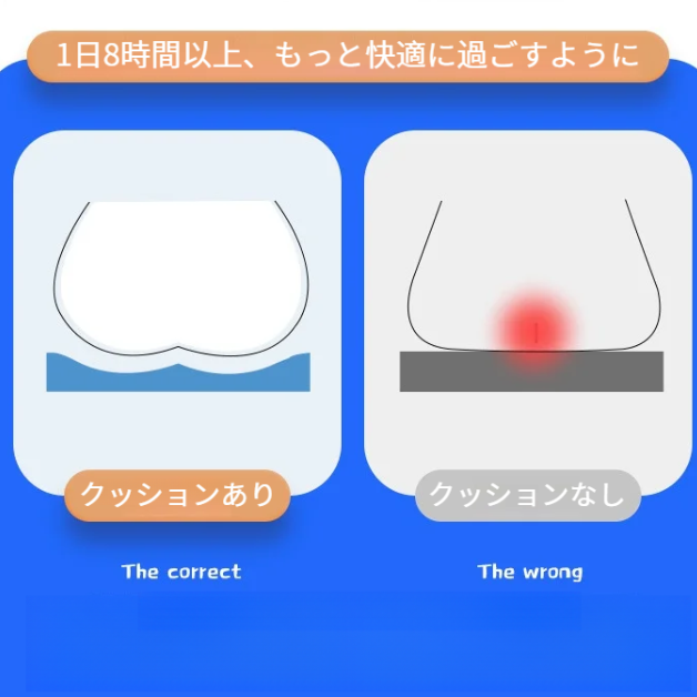 椅子用座布団クッション｜お尻に優しい・宇宙飛行士のイラスト入り・四角形・ベルト付き/なし|undefined