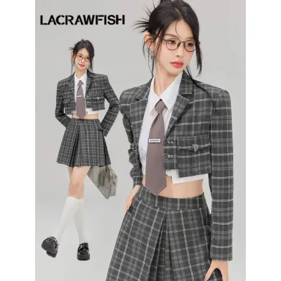LACRAWFISHコート＆スカート｜2点セット・ショート・セットアップ・服