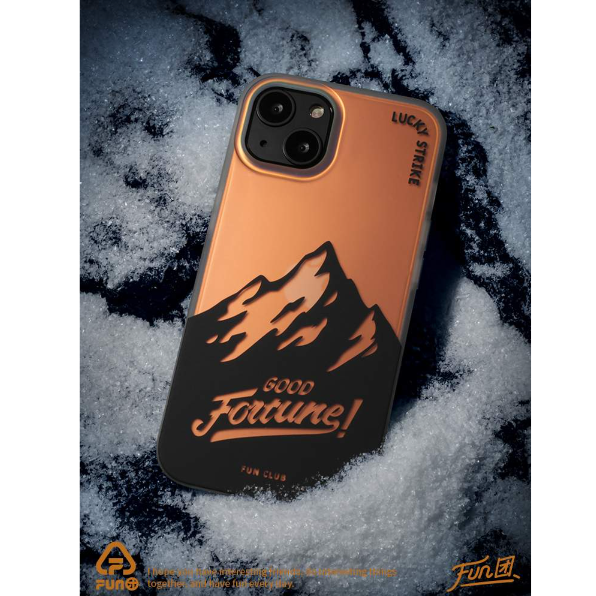 【FUN】マット加工・雪山の頂上 iPhoneケース｜高級感溢れる・マイナー・透明・ネットで話題iPhone15/14/13/12/11|undefined
