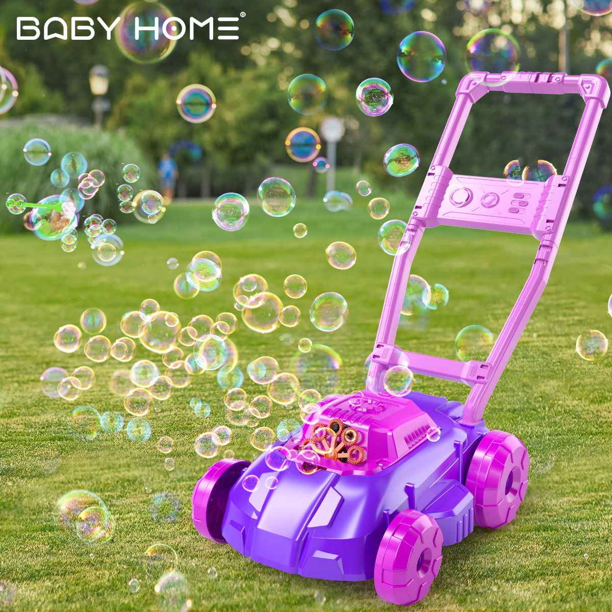 【BABYHOME】シャボン玉｜草刈り機・バブルマシン・子供用・自動・外遊び・アウトドア・おもちゃ|undefined